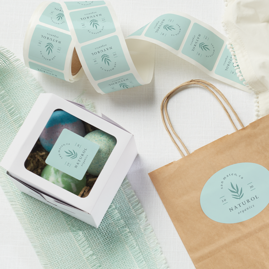 Unique sticker idea: packaging sticker for small businesses