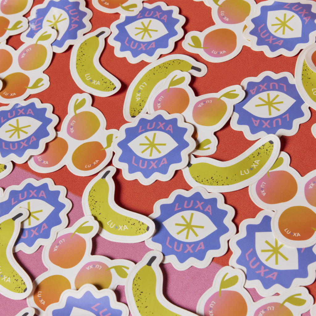 Stratch and sniff sticker idea