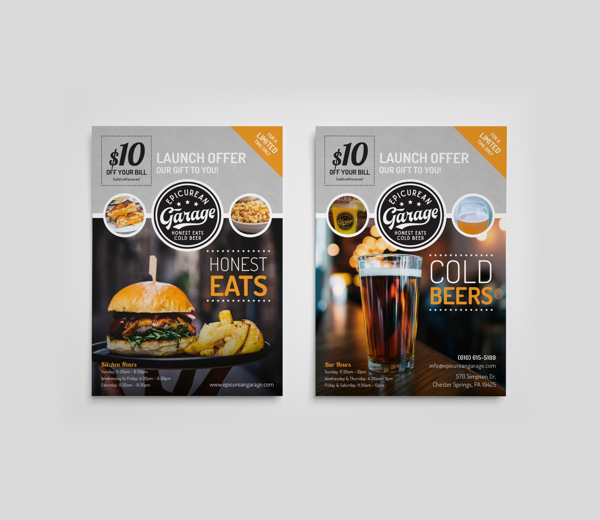 A direct mail leaflet design