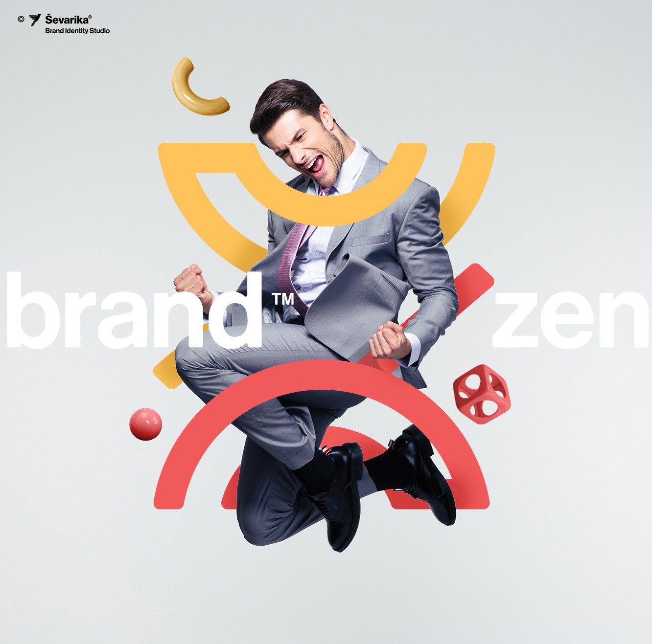 company branding, including logo