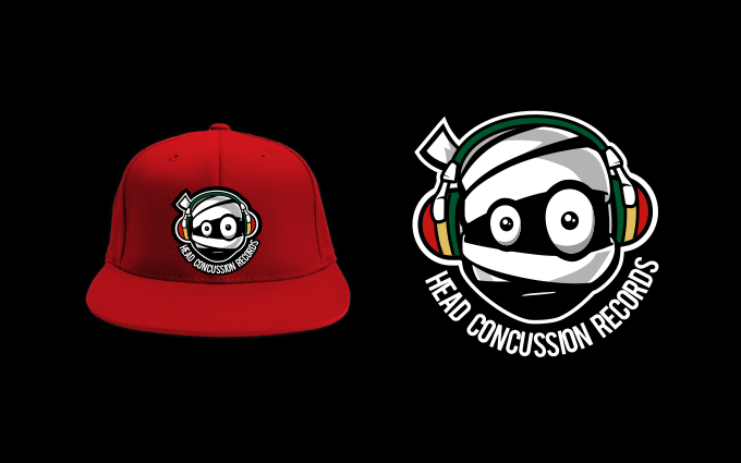 Record label logo cap