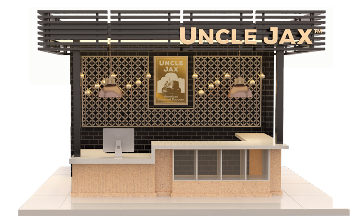 3D design for a retail kiosk