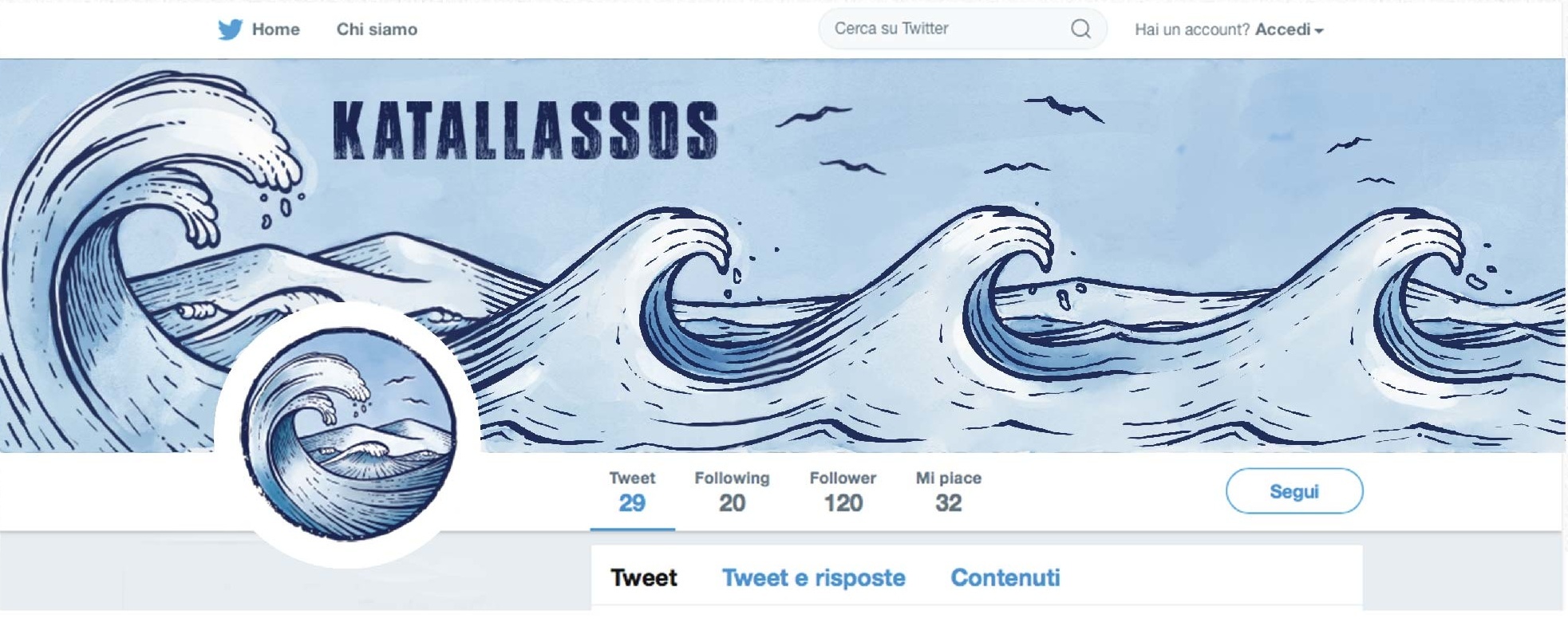waves logo twitter banner