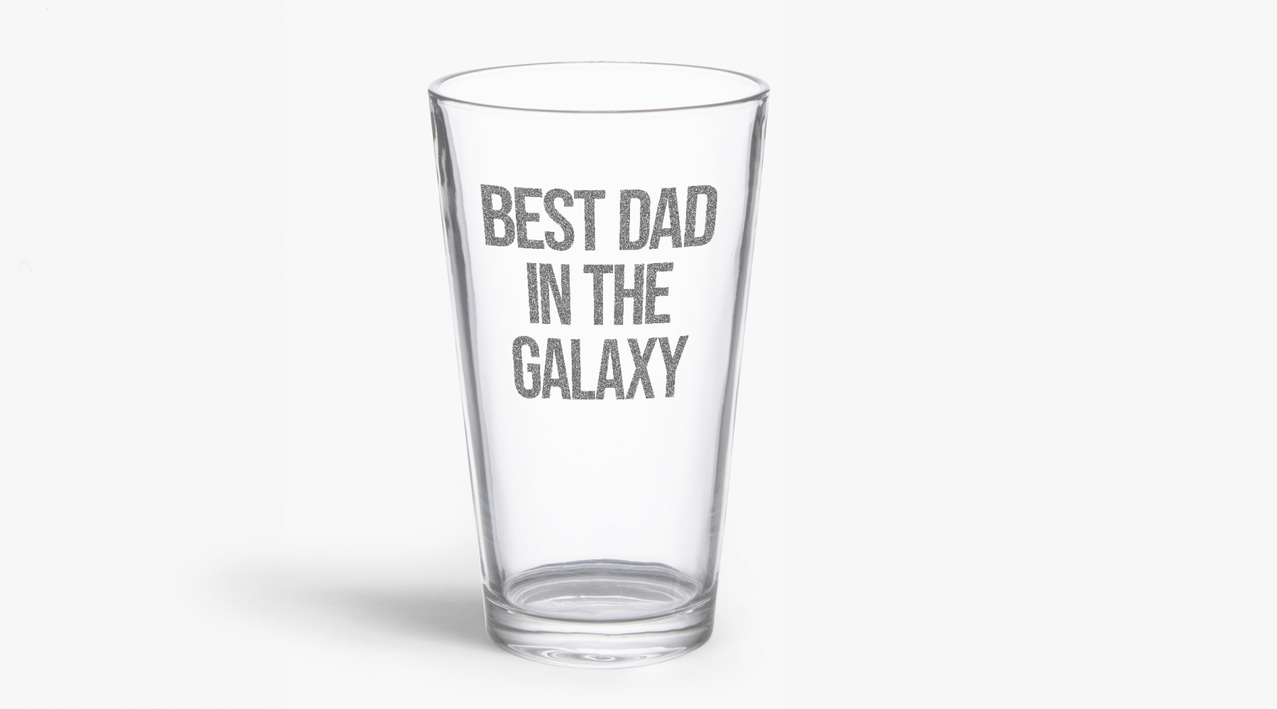 Customized pint glass gift idea for dad