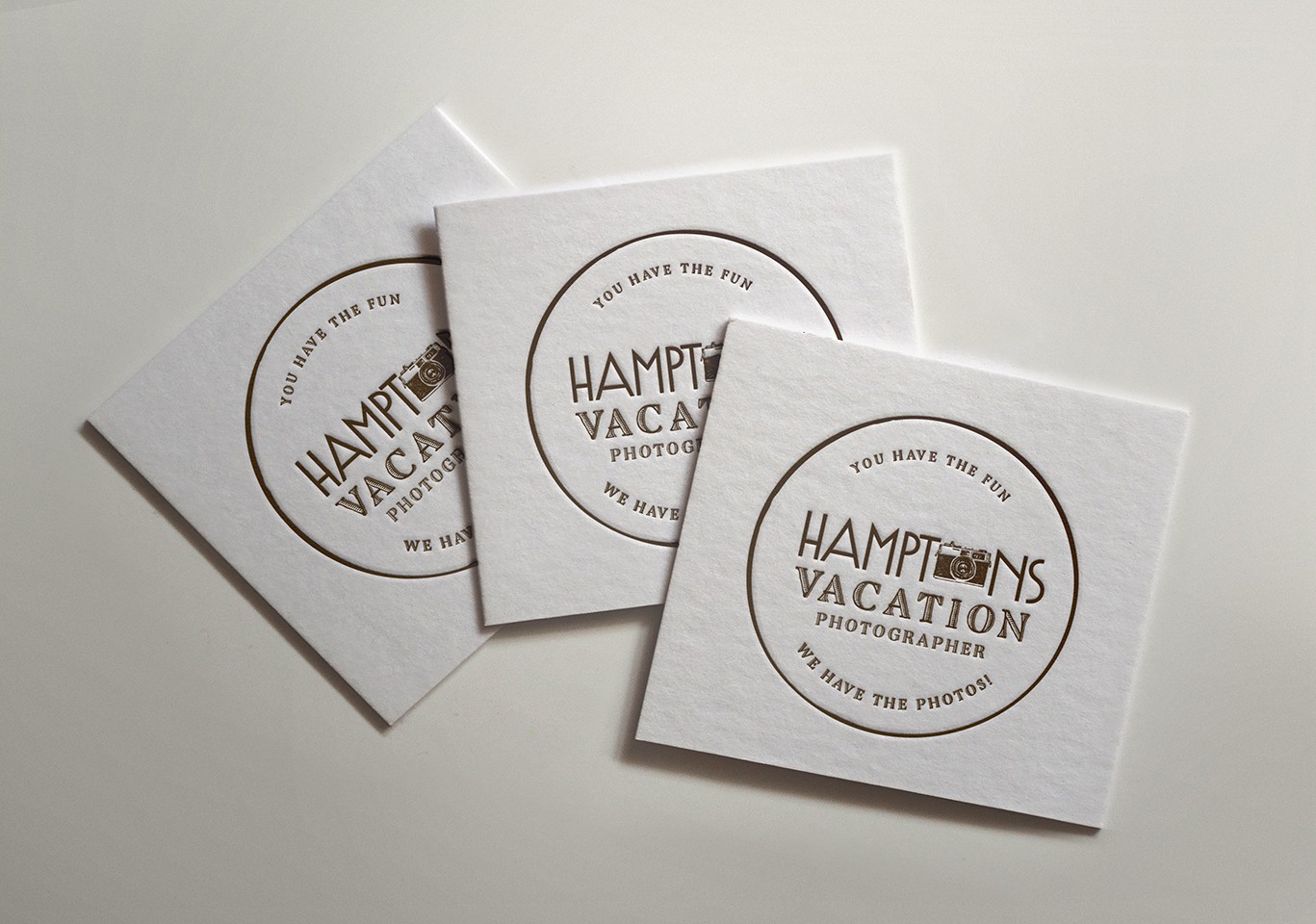 Square business card idea