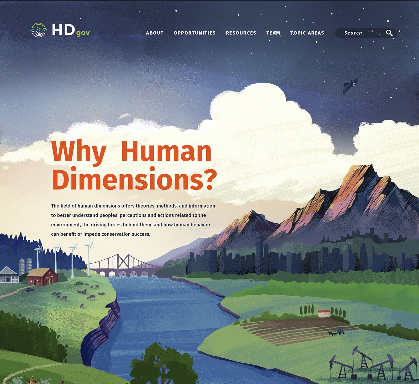 HDgov website design and branding