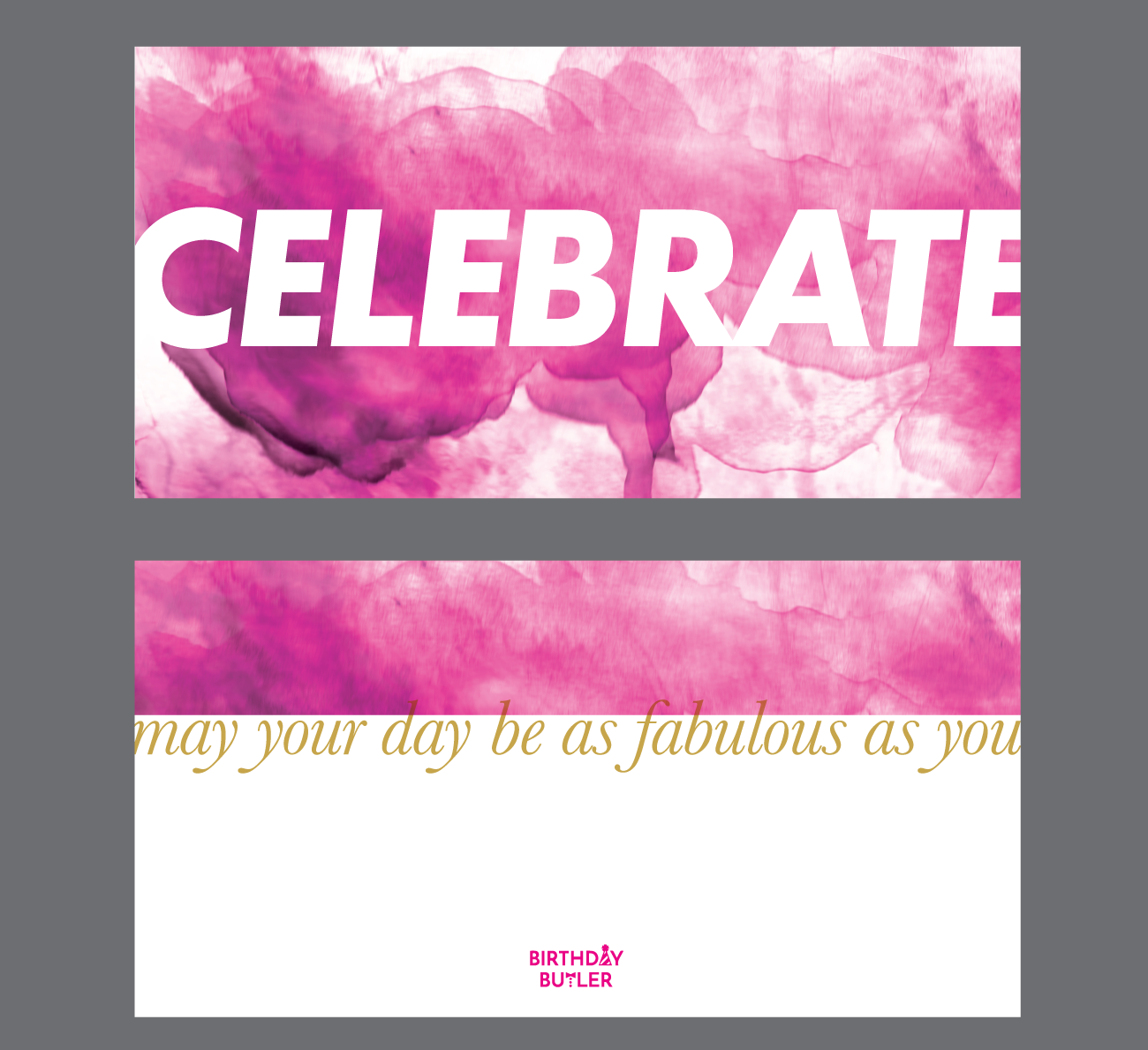 a bold fabulous unique birthday card design
