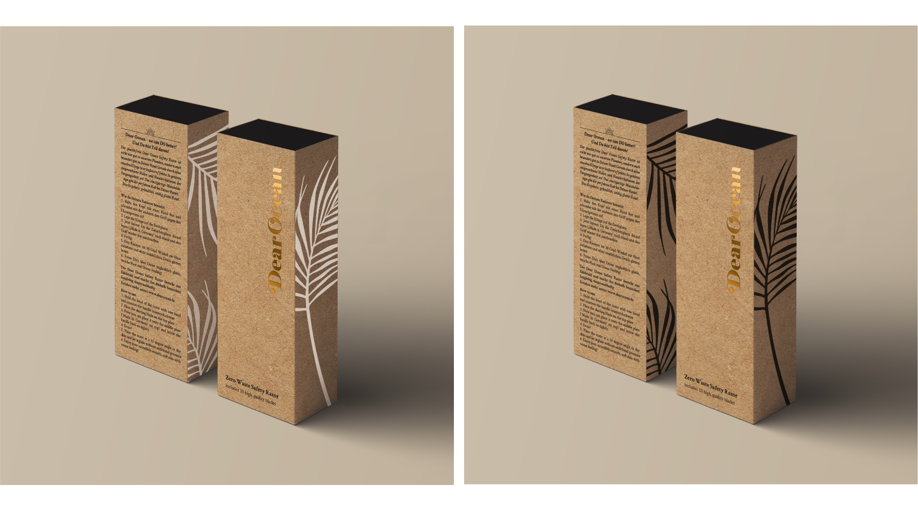 Eco-friendly Dear Ocean package