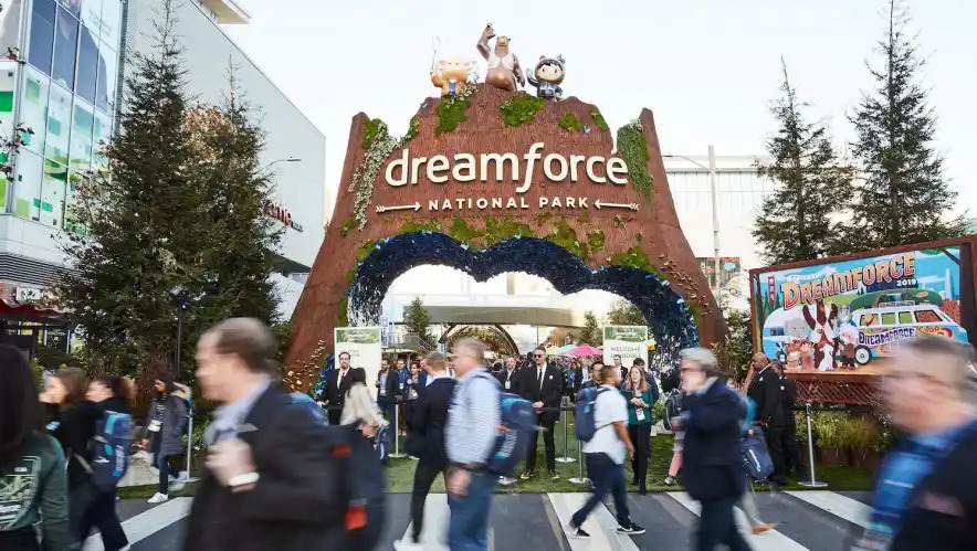 Photo of the Dreamforce conference