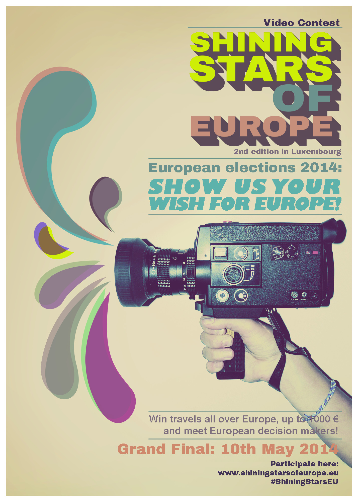 Poster design for a video contest