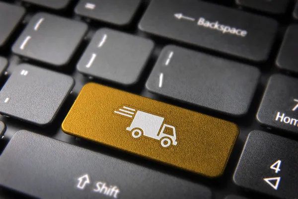 Shipping key on the keyboard