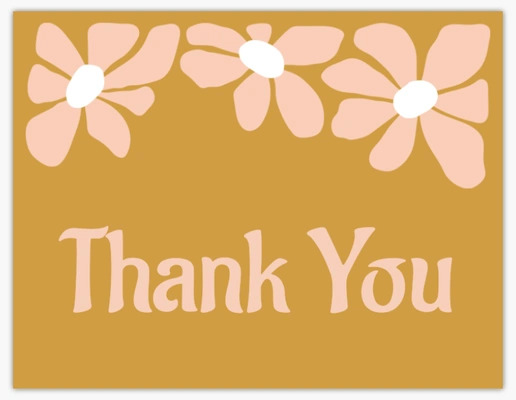 Birthday party thank you card