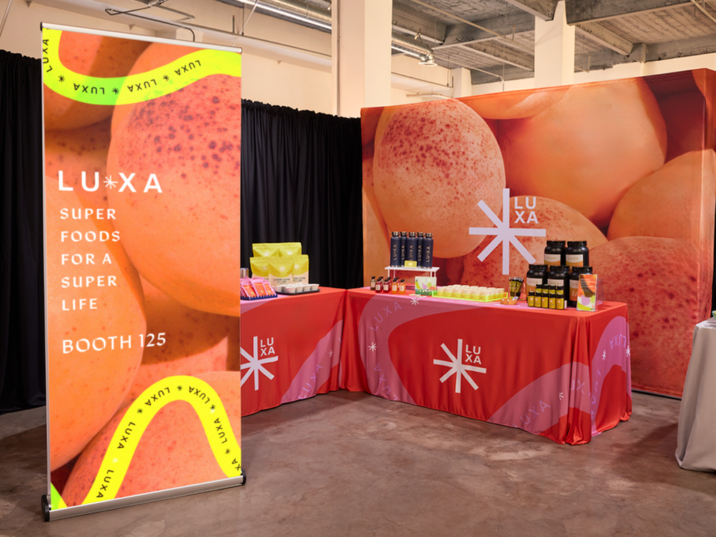 Signage helps your trade show booth stand out