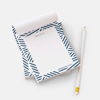 Custom notepad personalized with a name