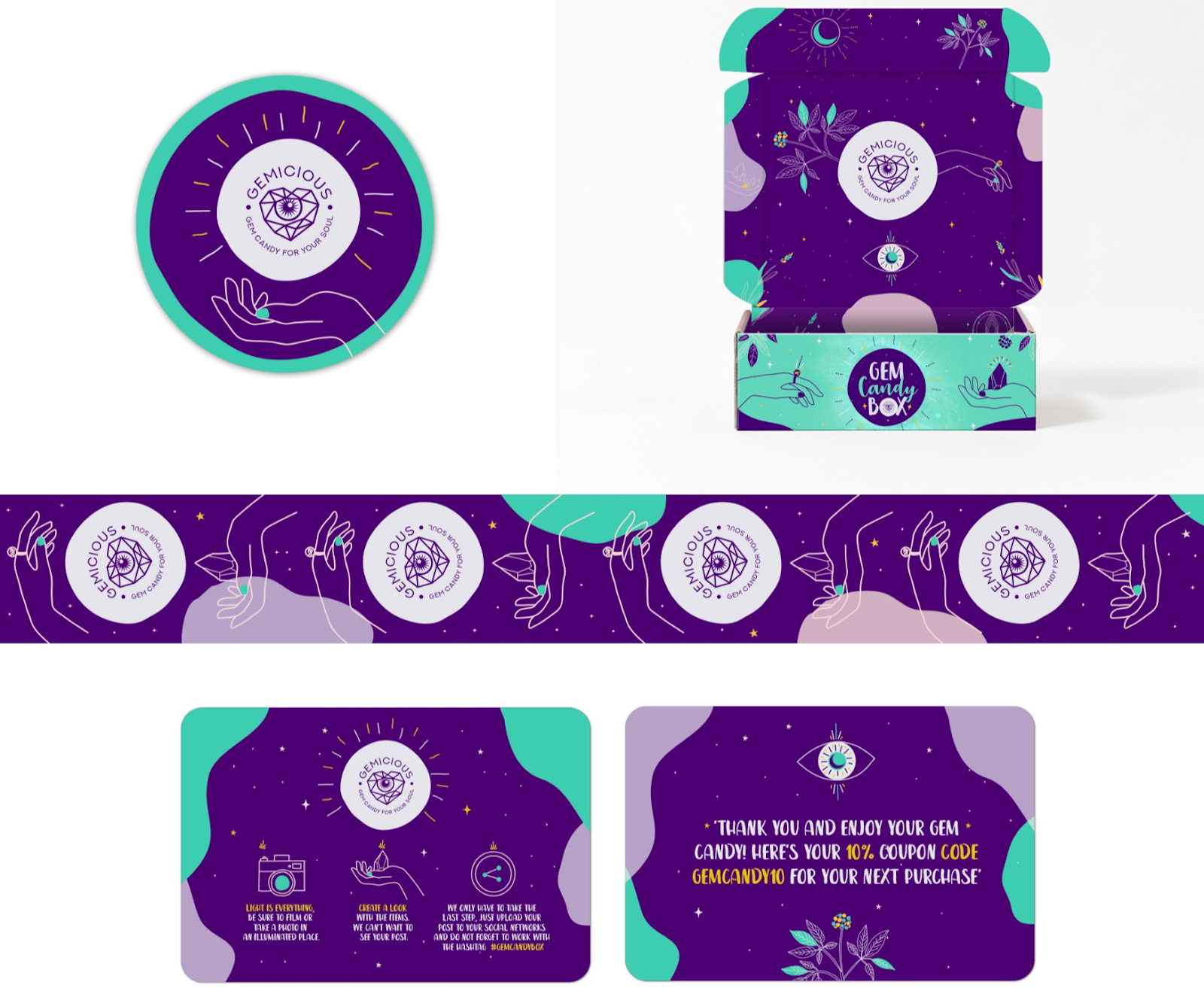 Package marketing example coupon code for the next purchase