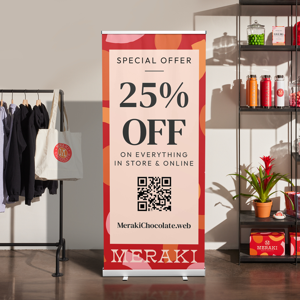 QR code for business to enhance retail display