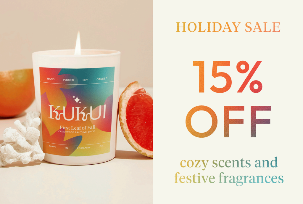 Holiday offer idea with dynamic colorful branding