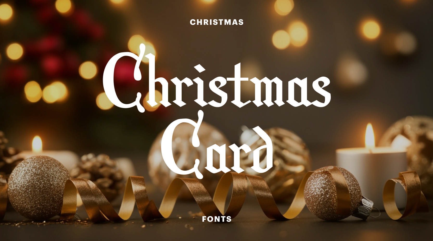 Christmas Card Christmas font