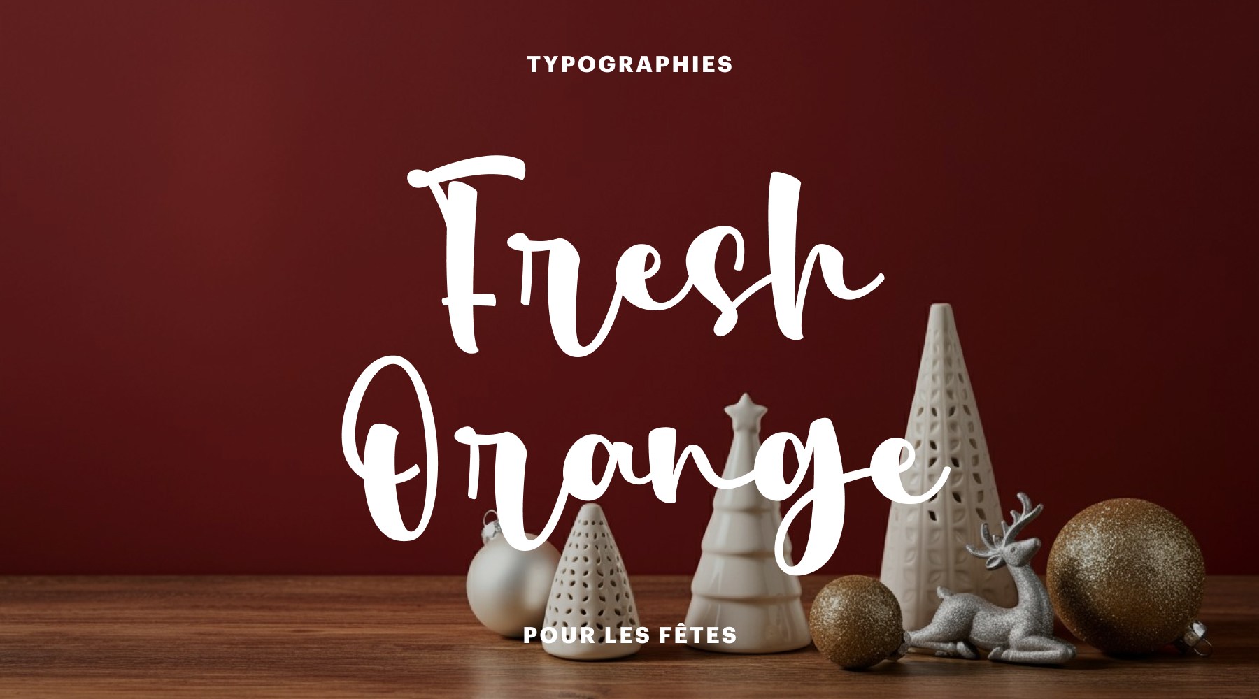 Police de fêtes Fresh Orange