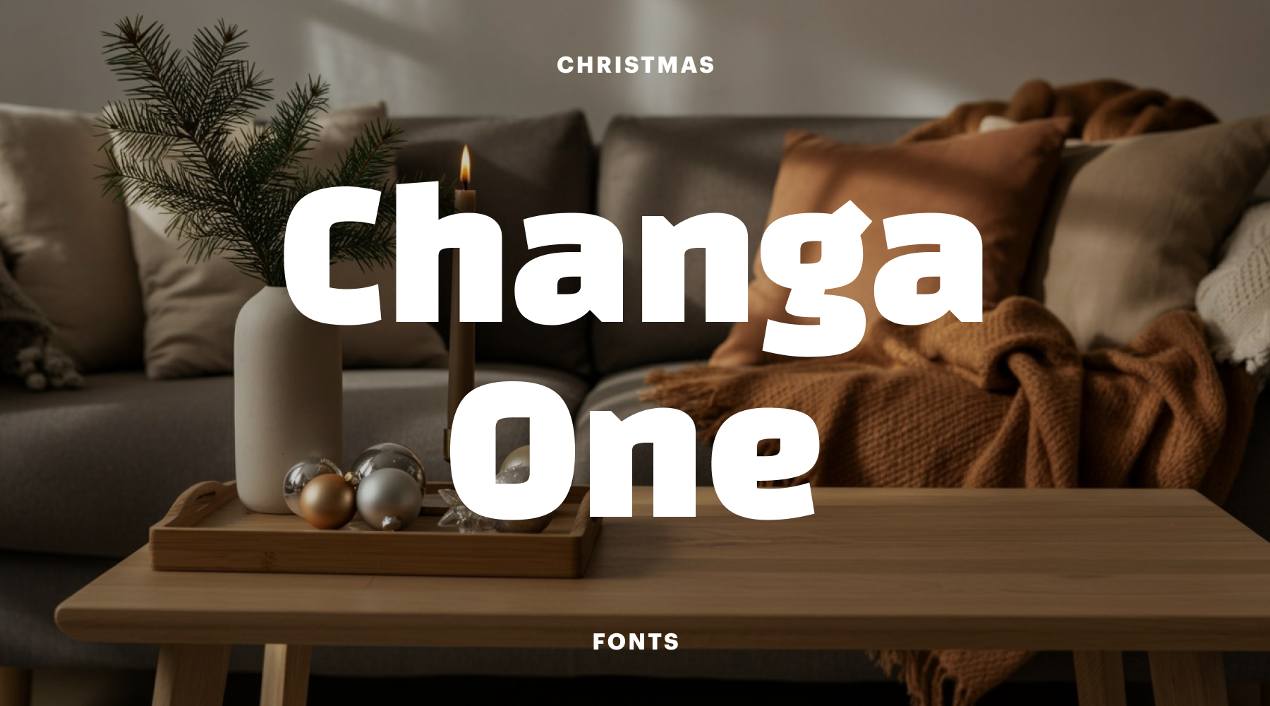 Changa One Christmas font