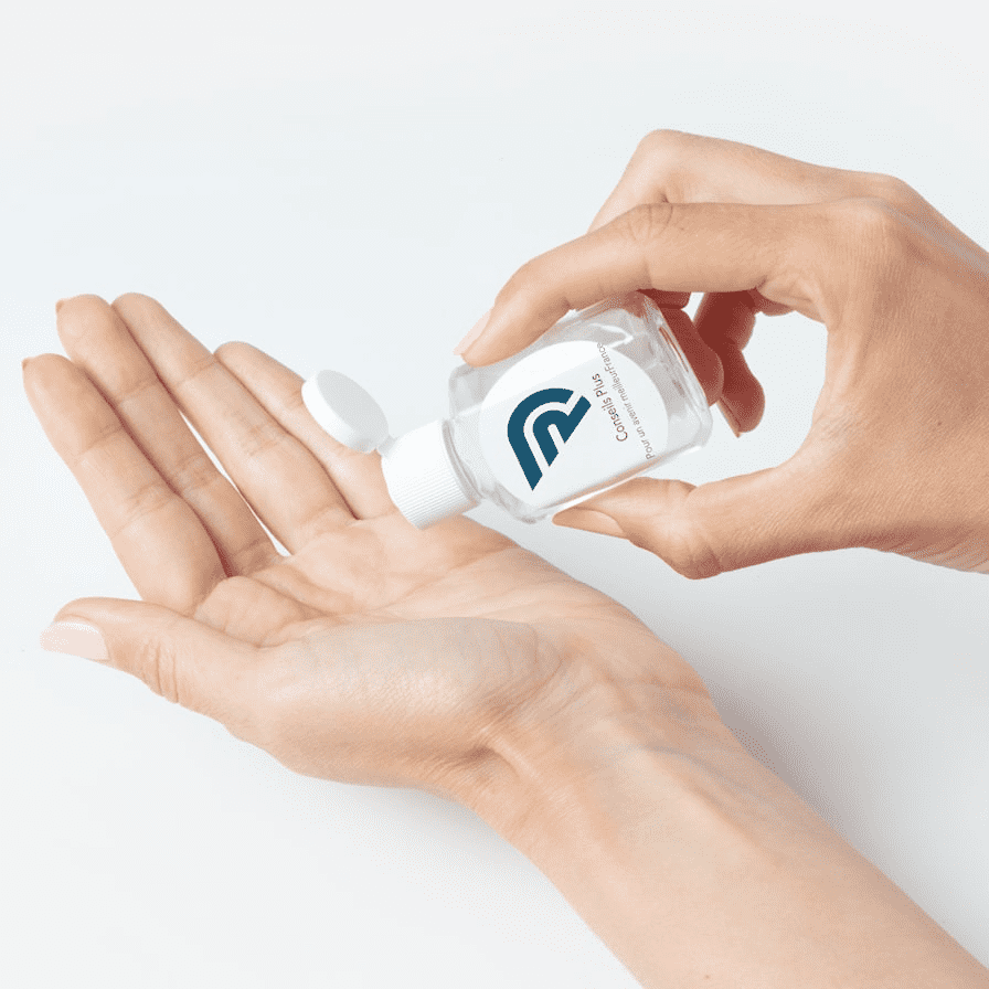 Branded hand sanitizer as trade show giveaways