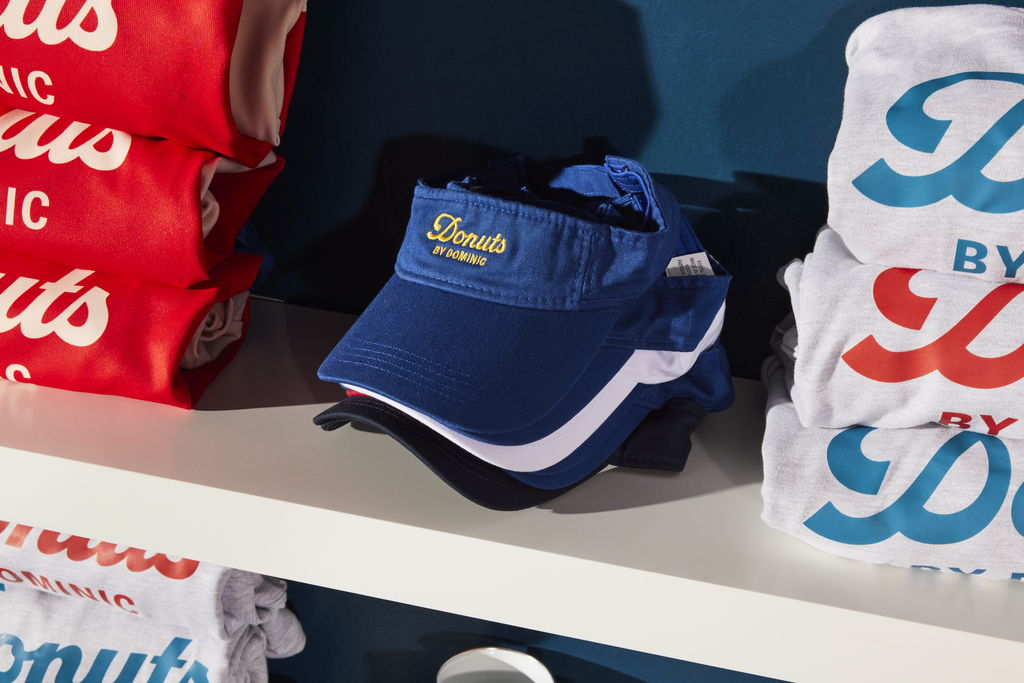 Branded visors as trade show giveaways