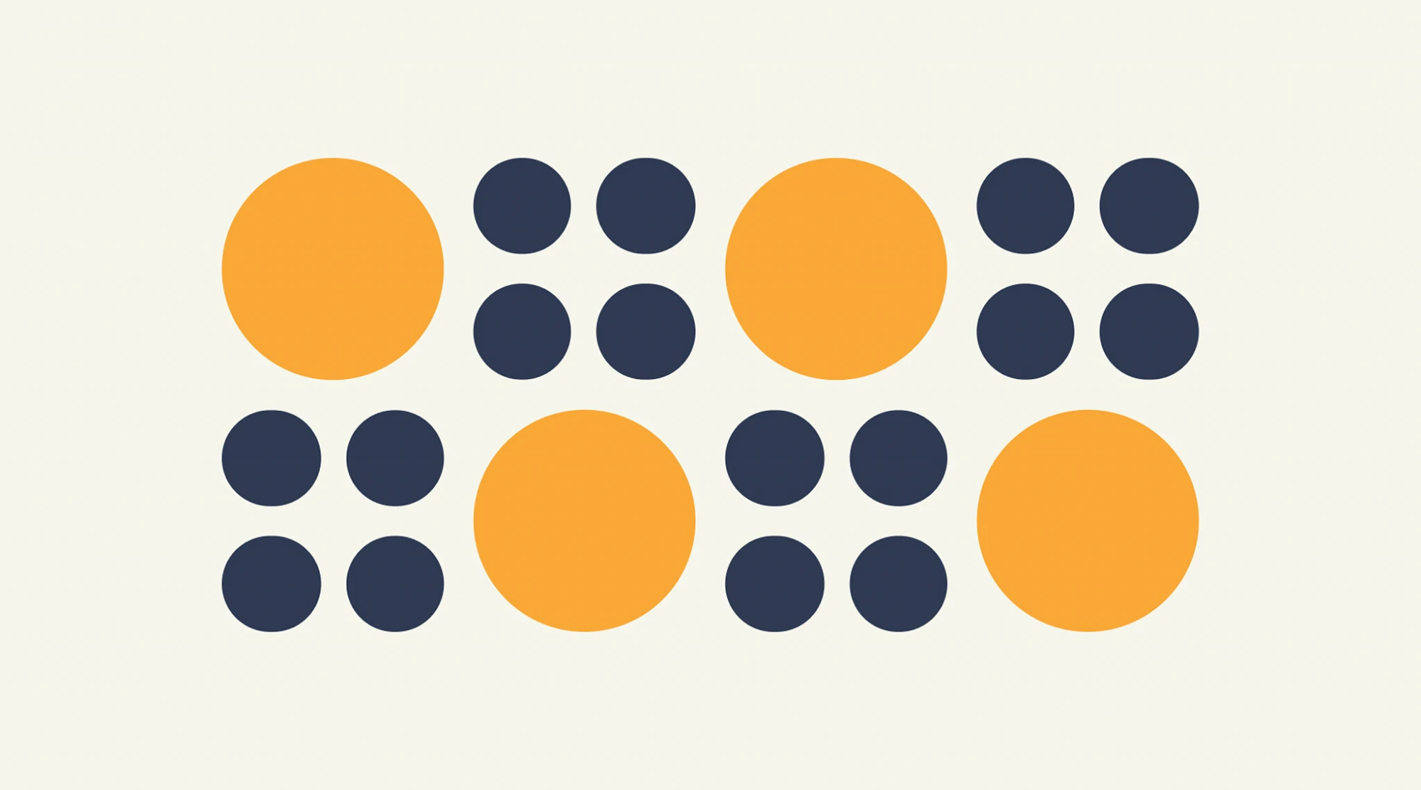 Graphic illustrating the graphic design layout principle of proximity