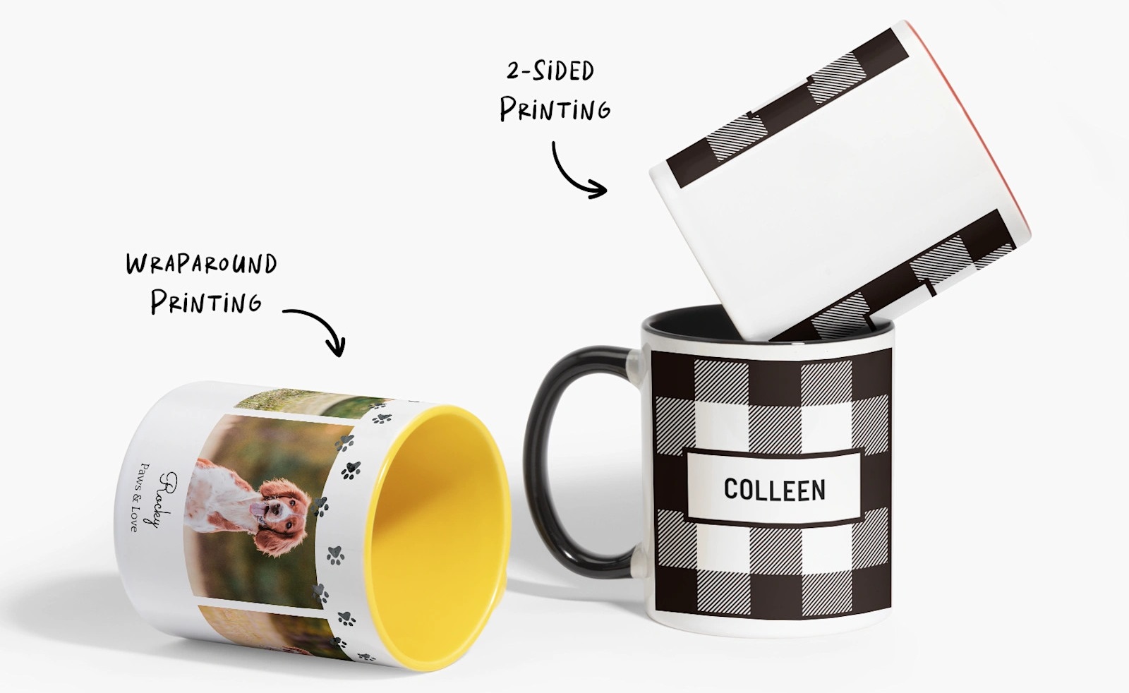 Customizable mug designs