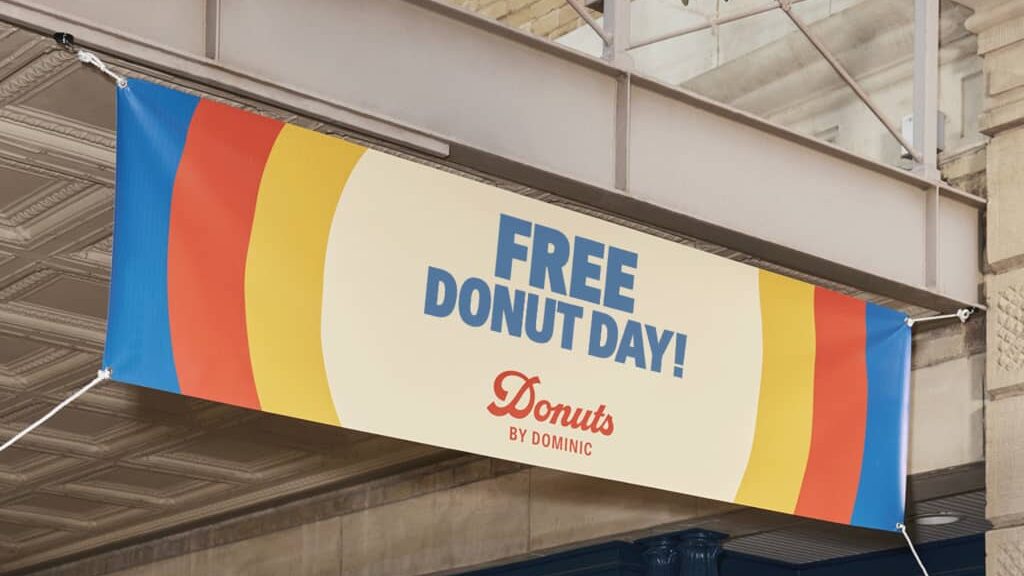 donut company branded vinyl banner, understanding DPI for printing