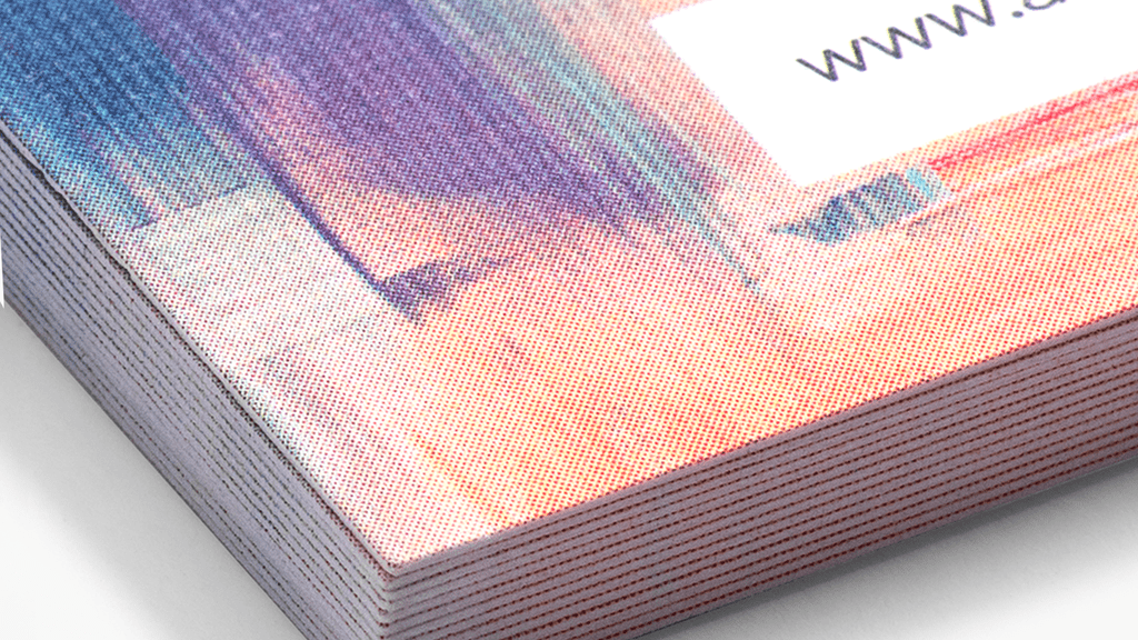 Standard business cards linen stock