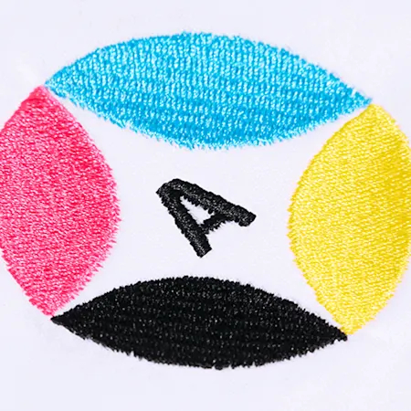 Example of embroidered print