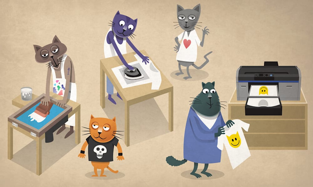 How to print a T-shirt