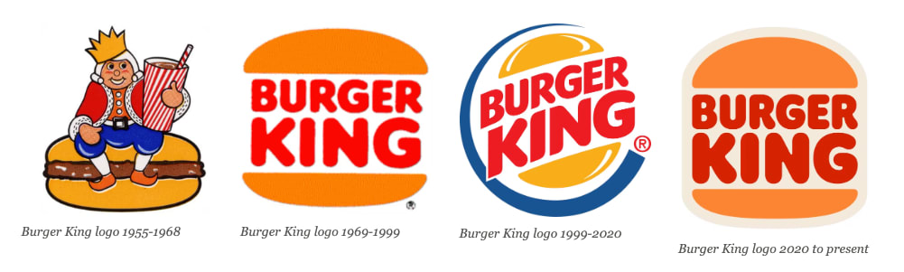 Burger King logo rebrands