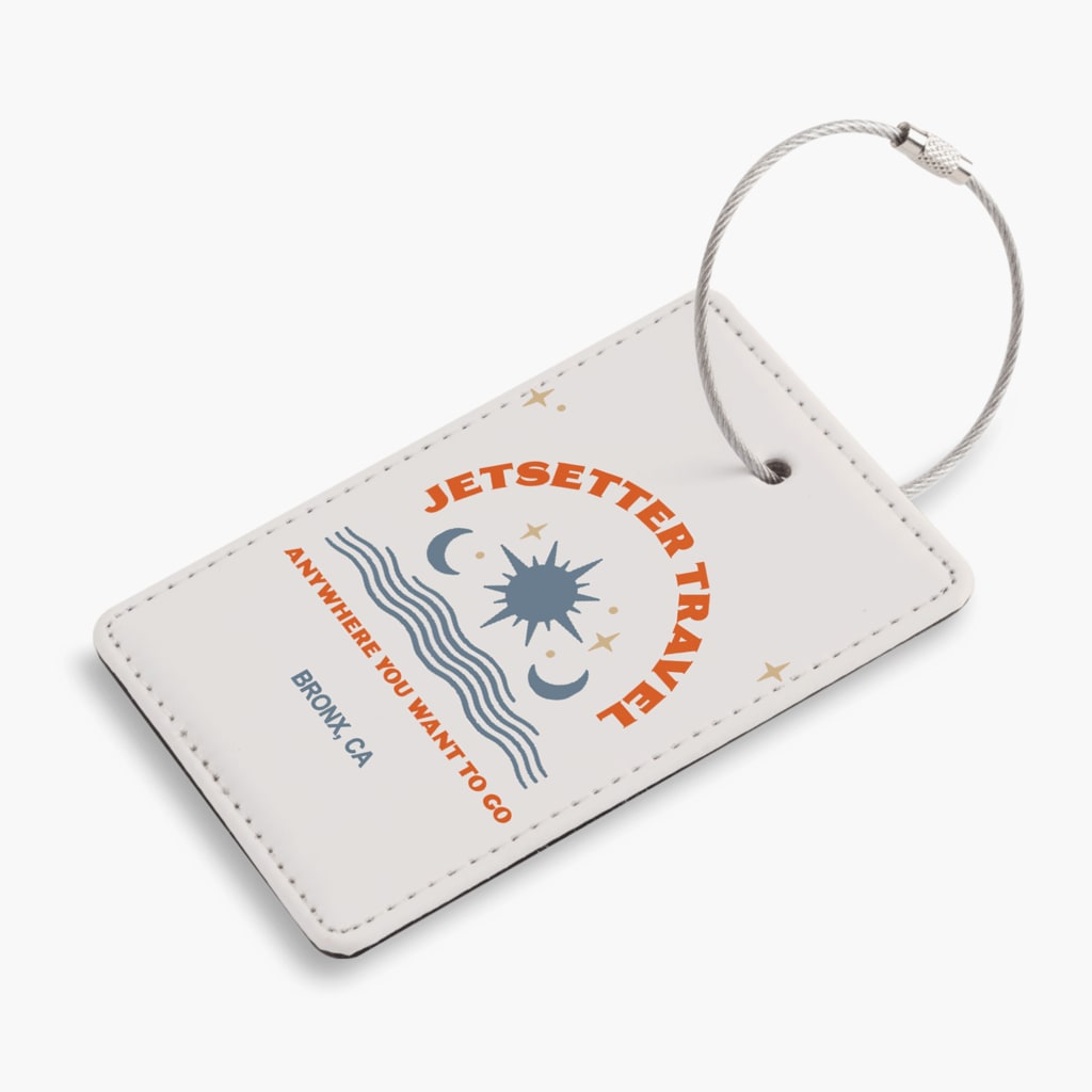 Luggage tag gift idea for adventurous dad