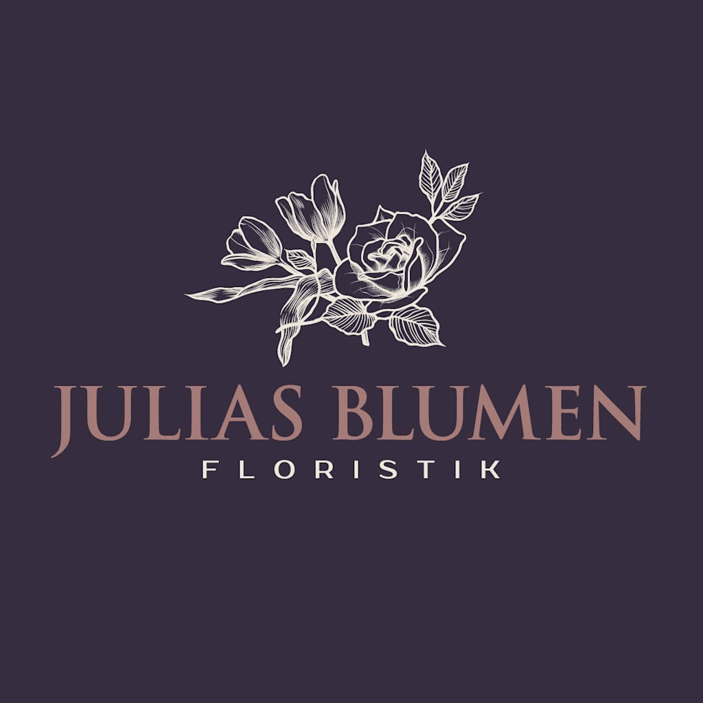 Logo f&uuml;r Floristik, Blumenverk&auml;ufer