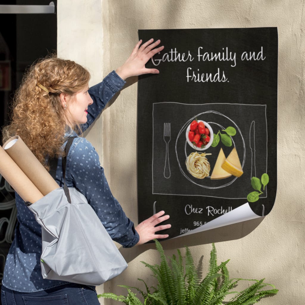 Print marketing materials: posters for your business