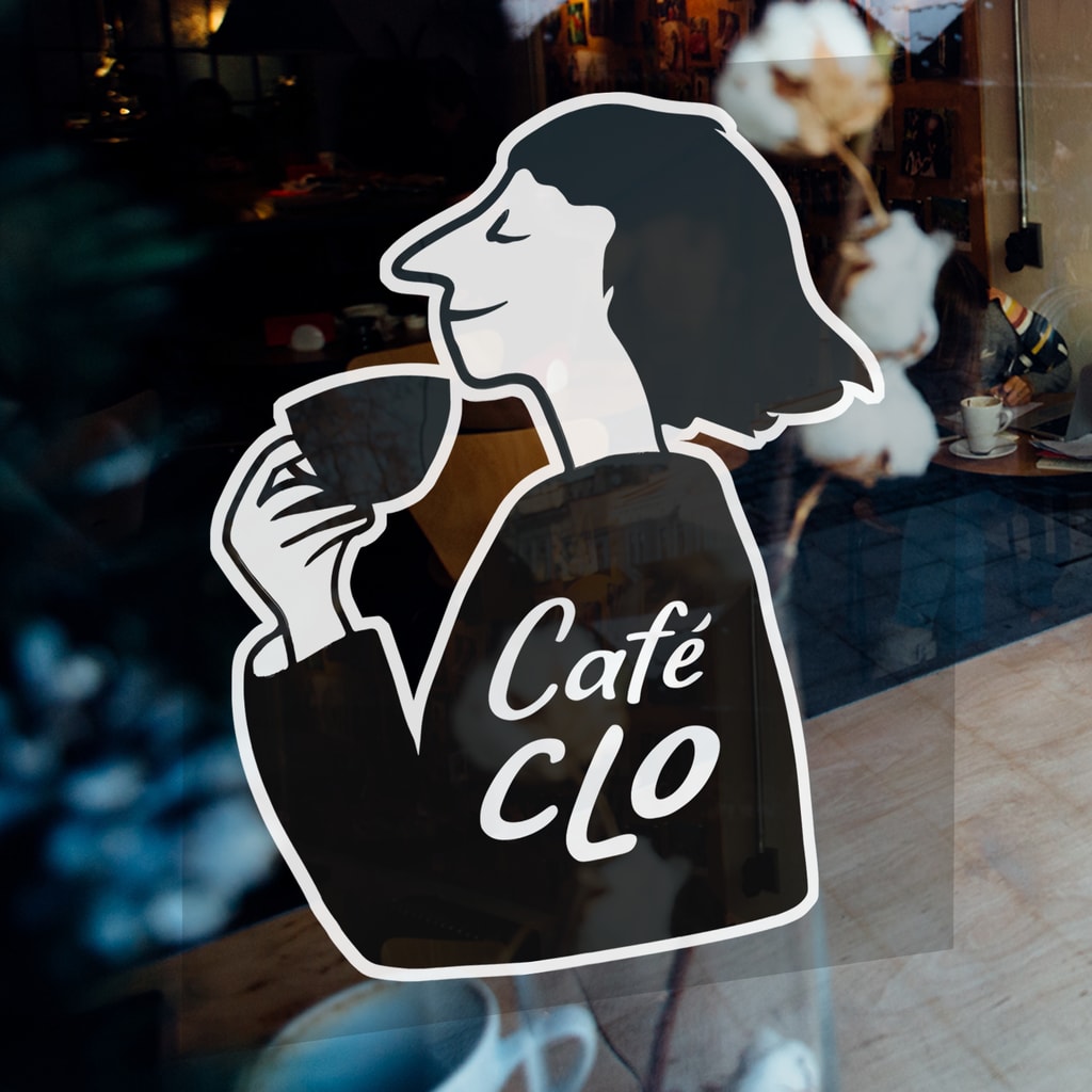 Print marketing materials: decal for window display