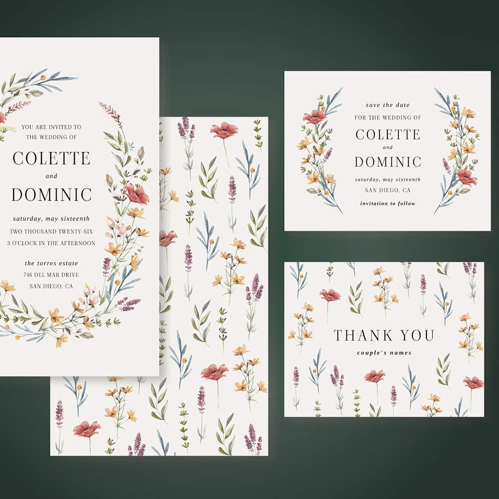 A custom tote bag with a letter &ldquo;B&rdquo; and a bouquet of flowers.