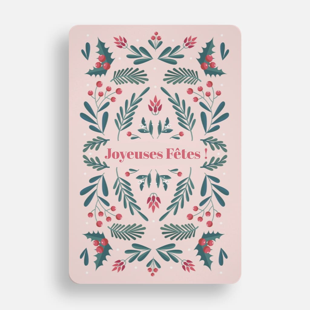 Carte de vœux respectueuse de l’environnement pour 2024.