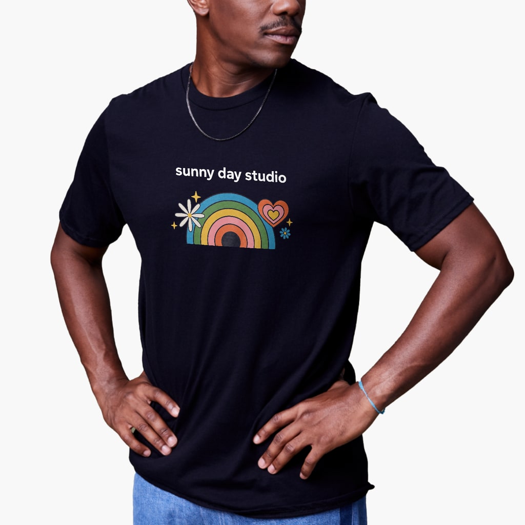 Promotional T-shirt idea using vintage design style