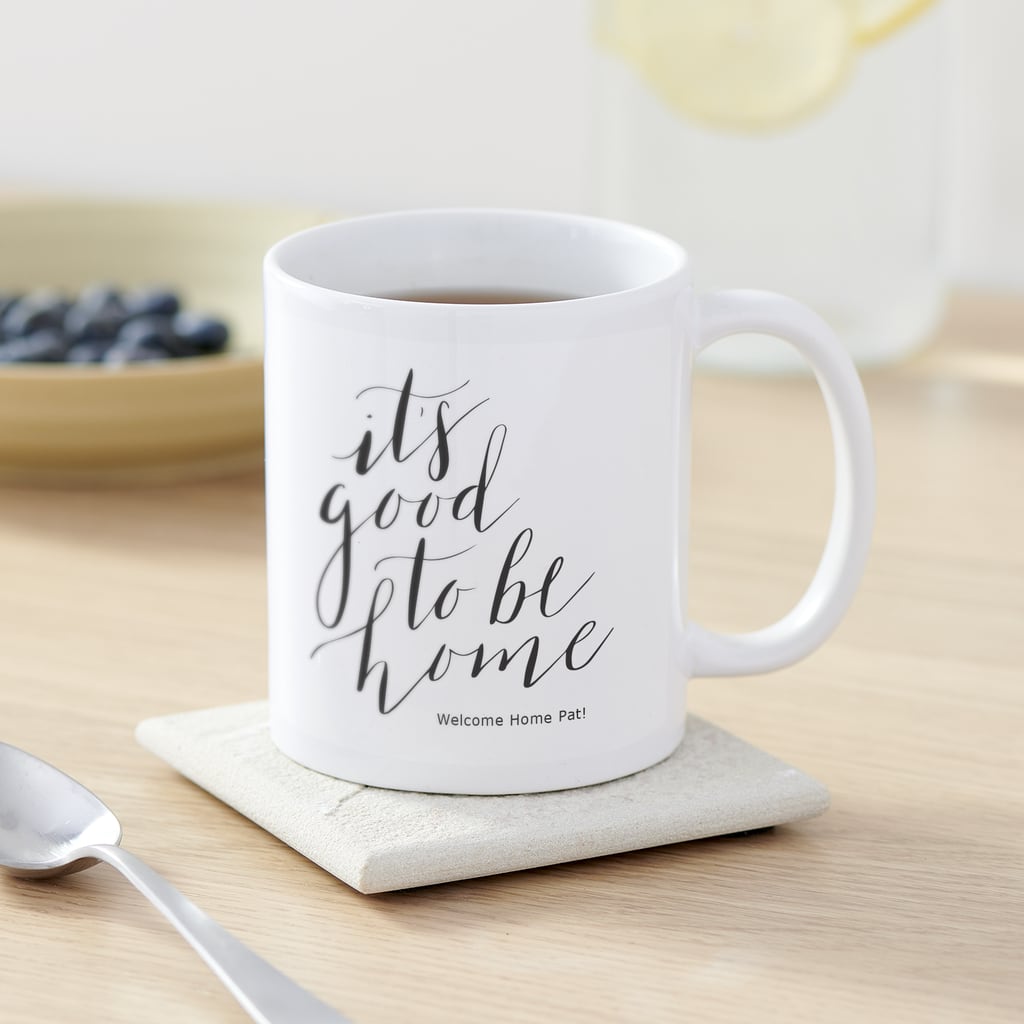 welcome home coffee mug design idea