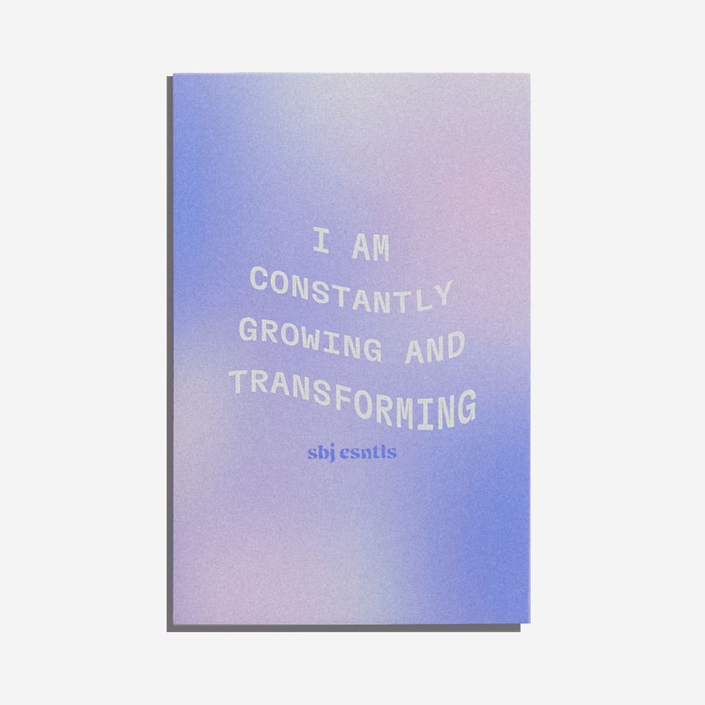 Poster with an inspirational quote