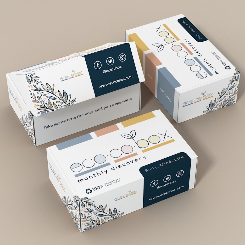 Package design for a subscription box