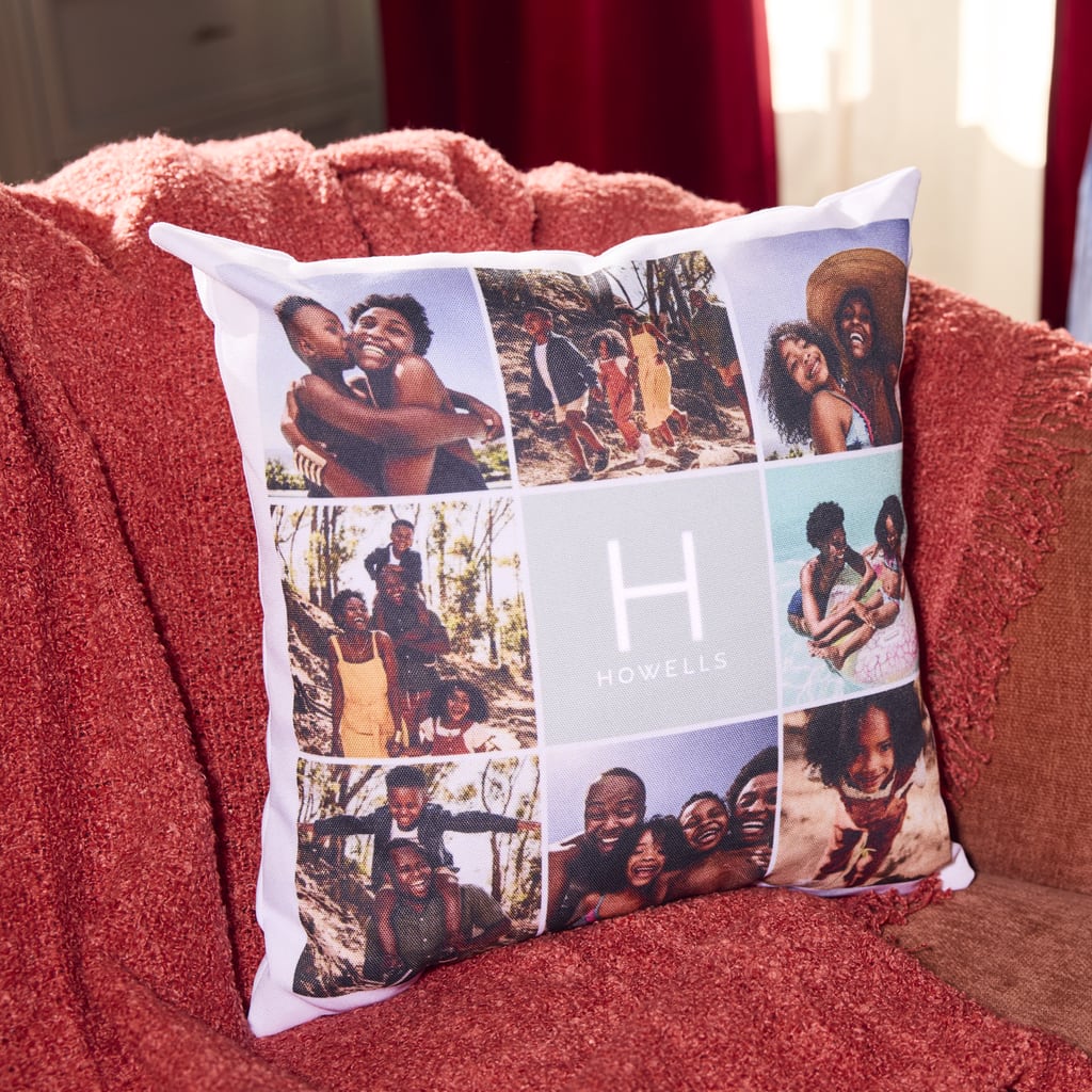 Coussin photo personnalisé comme idée de cadeau de Noël pour les familles
