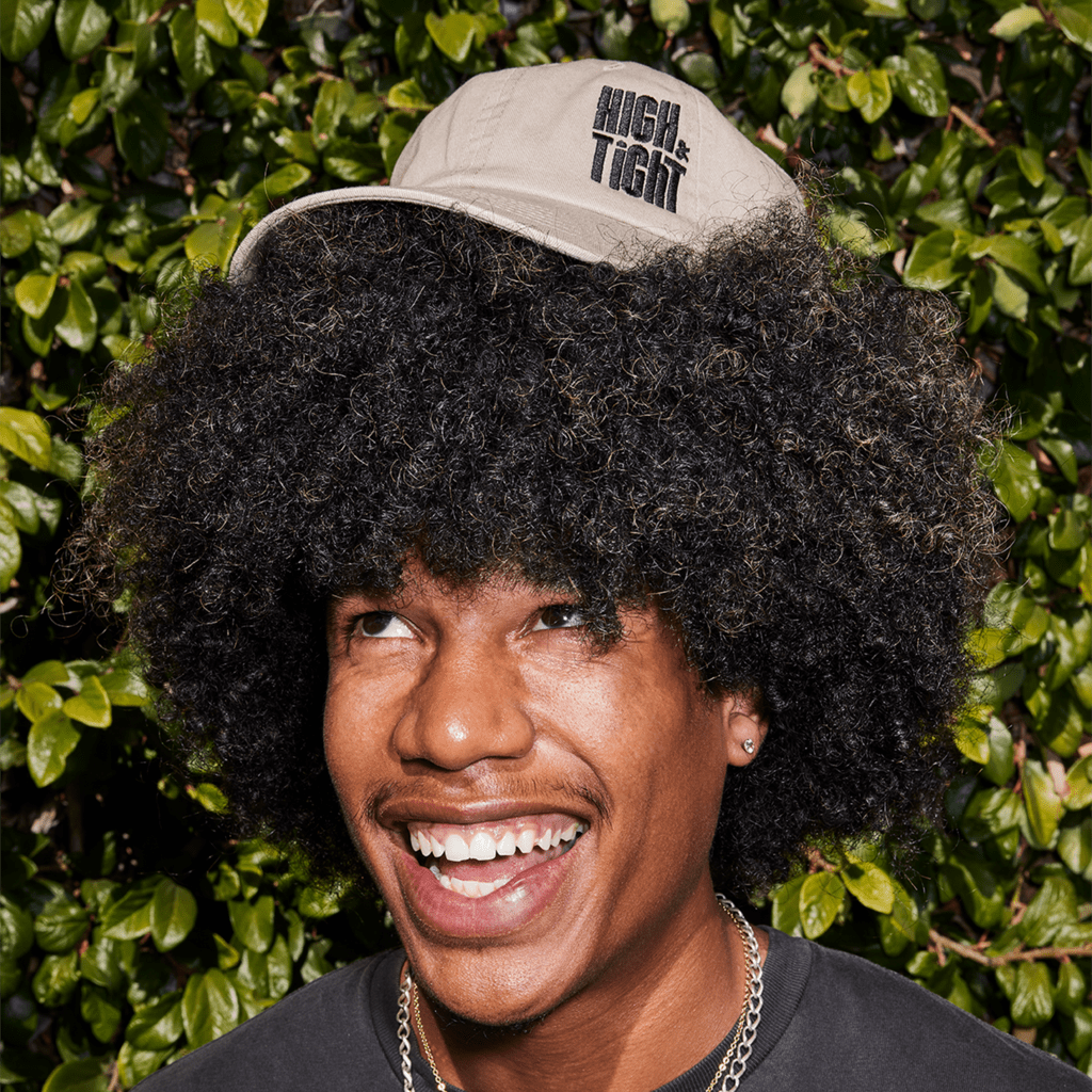 Man wearing an embroidered custom cap
