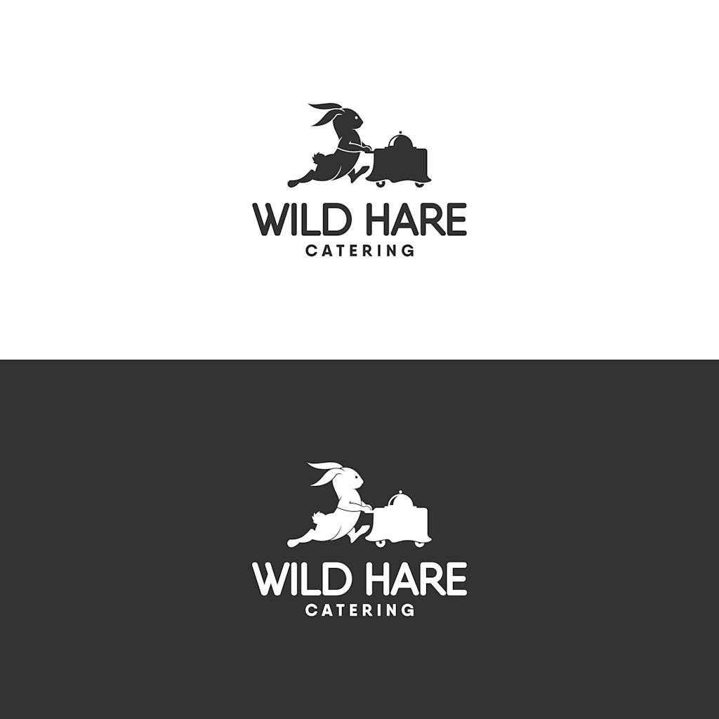 Catering service small business idea logo design