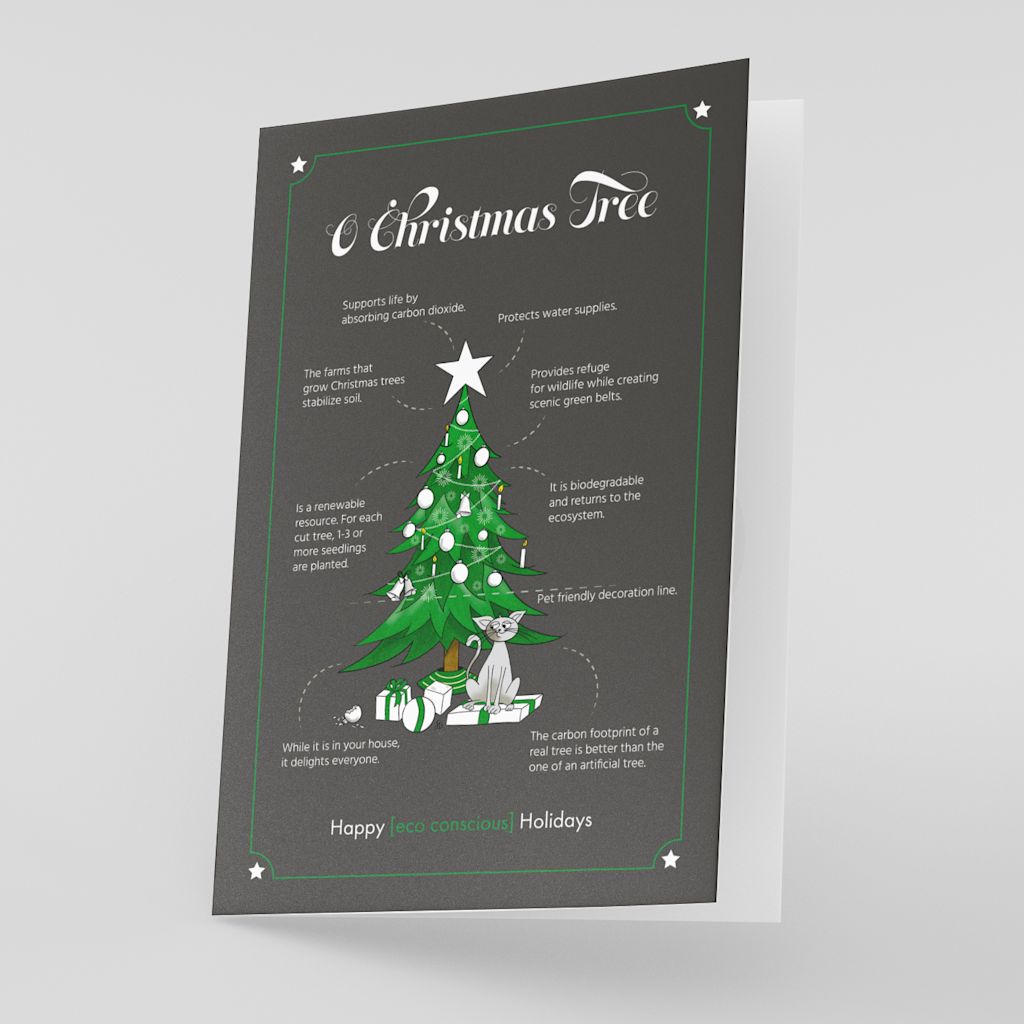 Free custom printable Christmas card templates