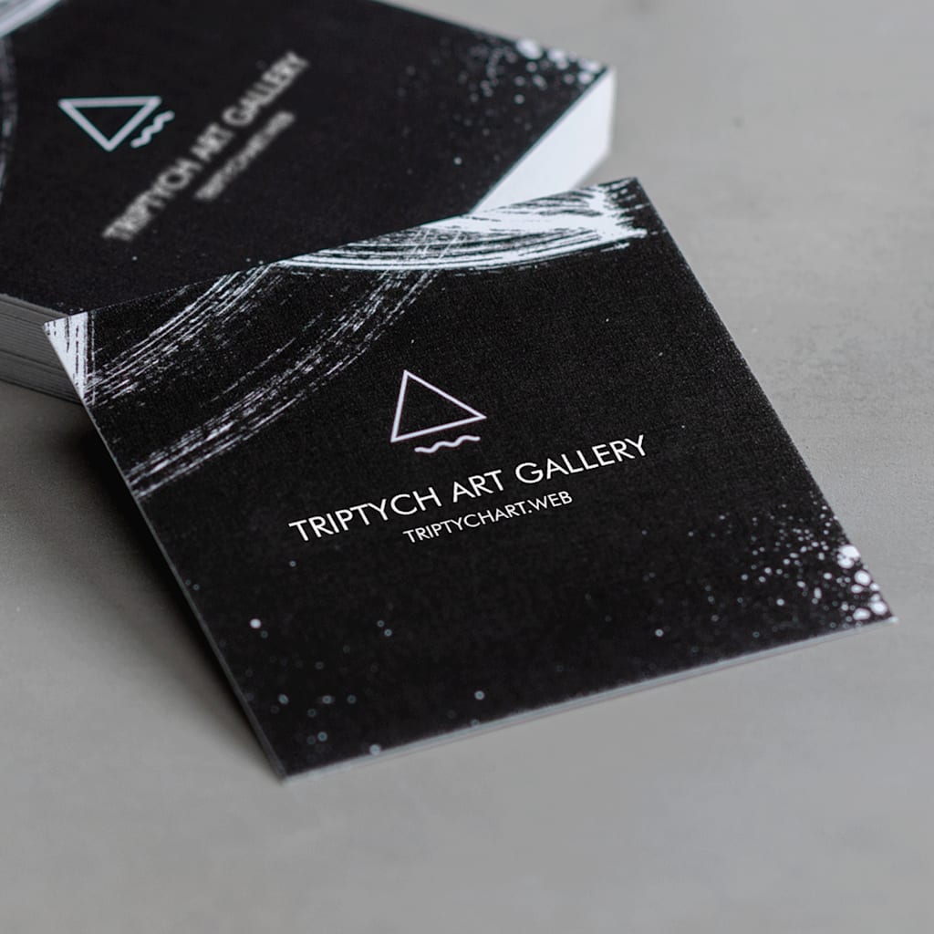 square business card size