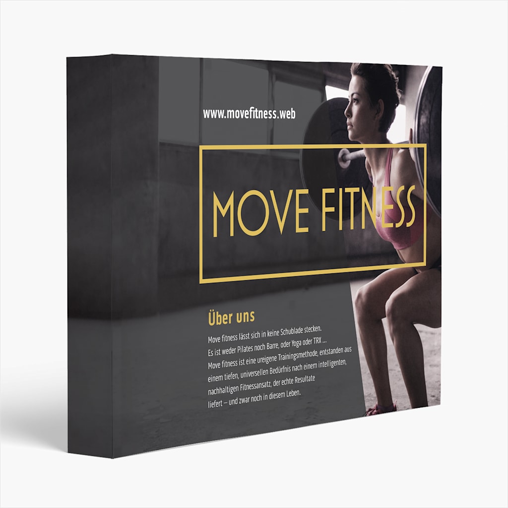 Messewand-Gestaltung für Fitnessunternehmen

