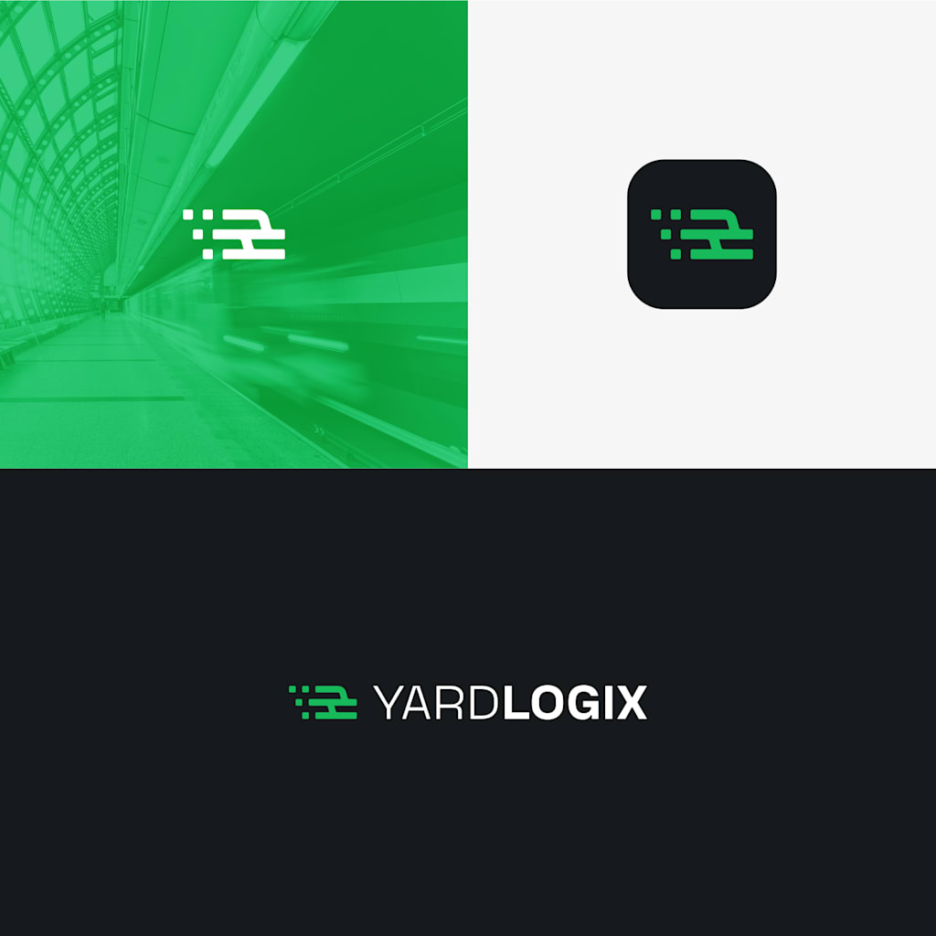 An image of a logo design for YardLogix.